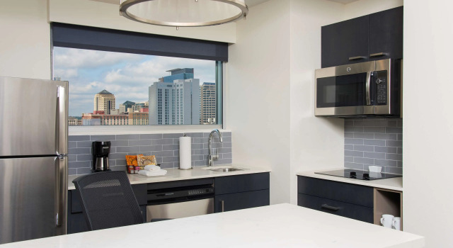 Двухместный люкс с кухней c 1 комнатой Hyatt House Austin/Downtown