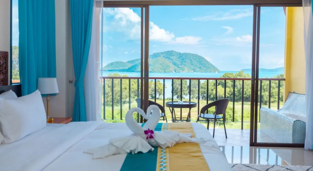 Двухместный номер Deluxe с видом на море Kana Hotel Phuket普吉岛卡娜酒店