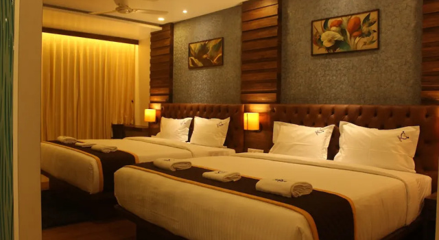 Семейный номер Standard c 1 комнатой с видом на море Hotel Idhaya