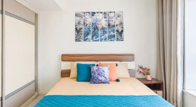 Люкс с 2 комнатами с видом на море Rizhao Shuohai Seaview Homestay (Wanpingkou Branch)