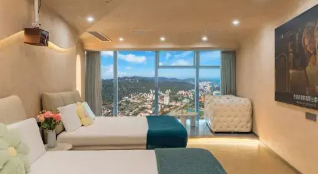 Люкс Presidential Xiamen 52 Hertz Scenic Apartment (Shimao Twin Towers)