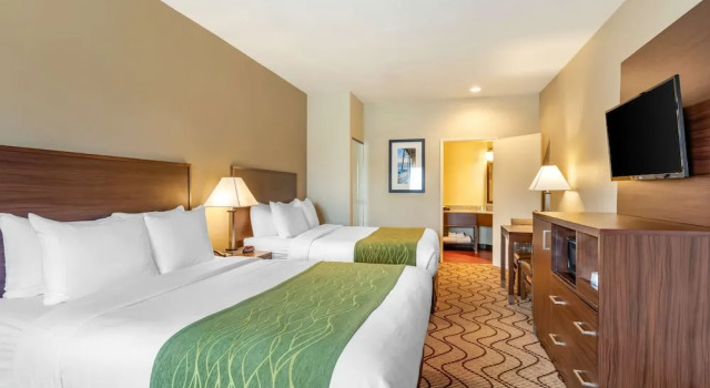 Четырёхместный номер Standard с красивым видом из окна Comfort Inn & Suites Orange County John Wayne Airport