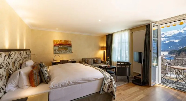 Двухместный номер Standard с балконом Lenkerhof gourmet spa resort - Relais & Châteaux