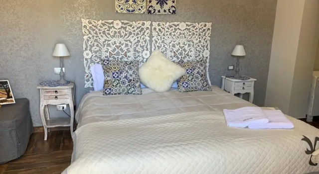 Двухместный номер Deluxe c 1 комнатой с видом на бассейн B&B Villa del Sole Relais