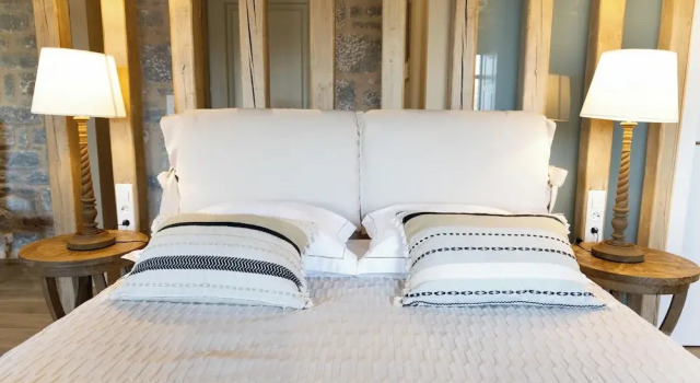 Двухместный люкс с балконом и с видом на море Akrolithi Guesthouse