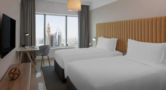 Люкс с 3 комнатами с балконом Staybridge Suites Dubai Financial Centre by IHG