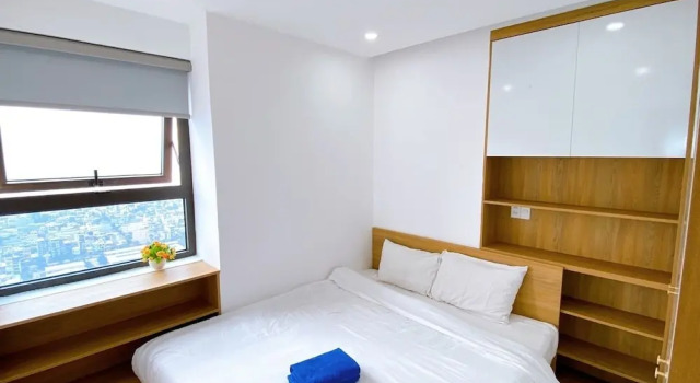 Семейные апартаменты с балконом Muong Thanh Apartment Luxury 03 bedroom