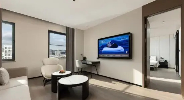 Двухместный люкс Executive Shanghai Baoshan Urban Industrial Park FengXiang Road Atour Hotel