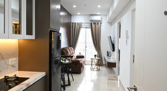 Апартаменты Superior с балконом Apartment Medan Podomoro City Deli by OLS Studio