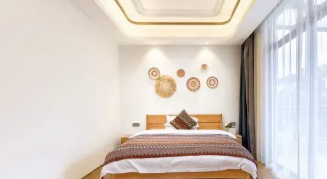 Кровать в общем номере Longmen Nankunshan Baiyingju Holiday Homestay
