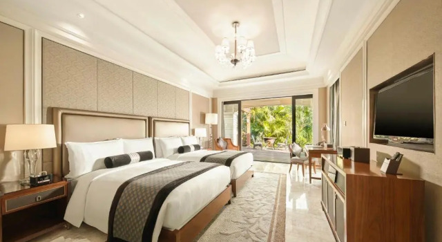 Вилла с 2 комнатами с видом на сад Wanda Reign Resort & Villa Haitang Bay