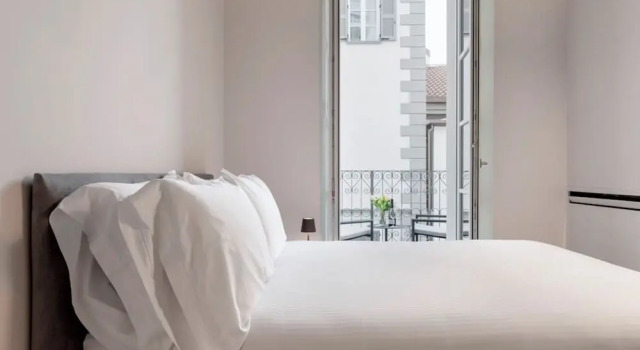 Deluxe Apartment mit Balkon und mit Blick auf den Innenhof Volta Luxury Collection