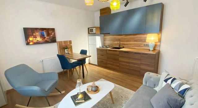 Апартаменты c 1 комнатой Апартаменты Stylish One-Bedroom Apartment in City Center 1