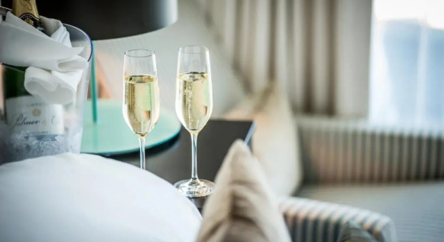 Люкс с видом на море St Moritz Hotel and Cowshed Spa