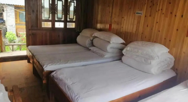 Кровать в общем номере Ancient Luke Hostel