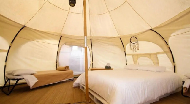 Tendo Glamping, Prenota Campeggio Hotel a Morelos con colazione, Colazione