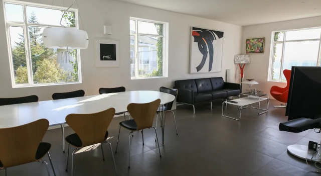 Ocean View Luxury Penthouse full of art