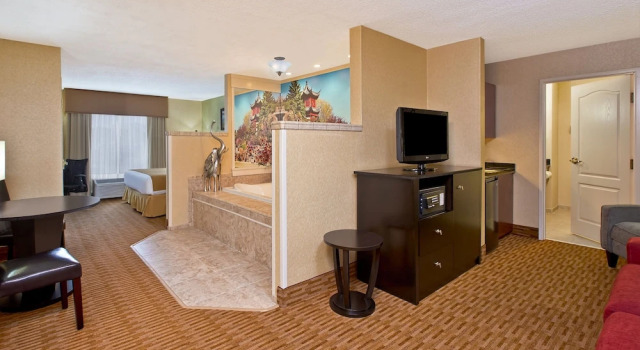 Двухместный люкс с видом на внутренний двор Holiday Inn Express & Suites - Sharon-Hermitage by IHG