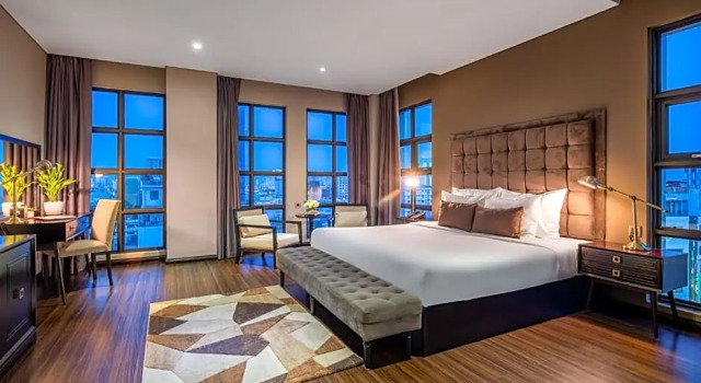 Номер Deluxe с видом на город Sanouva Danang Hotel