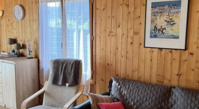 Chalet 4 pièces à Cabourg avec jardin, proche piscine et tennis, idéal pour familles, 6 pers. max - FR-1-487-325, Забронировать Шале Кабур 