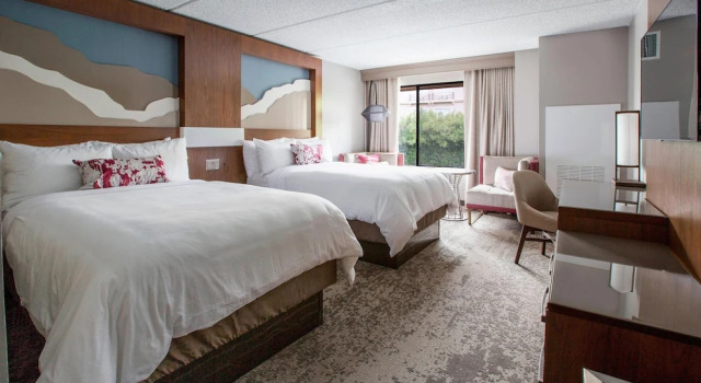 Четырёхместный номер Standard Цокольный этаж Napa Valley Marriott Hotel & Spa