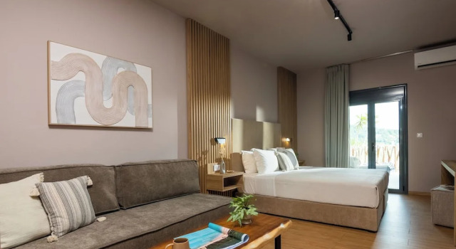 Двухместный номер Deluxe с частичным видом на море Petra Nera Skiathos, Philian Hotels & Resorts
