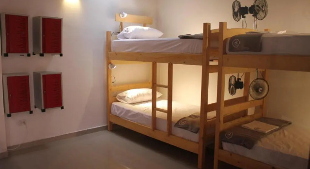 Кровать в общем номере Gagaka Rua hostel