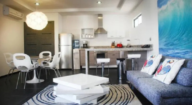 Beautiful & Located 2 BR Aparthotel by KVR, Забронировать Отель Плая-дель-Кармен Кинтана-Роо, рядом с Пляжный клуб Mamitas
