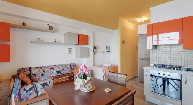 Студия с балконом Taormina Panoramic Seaview Apartment