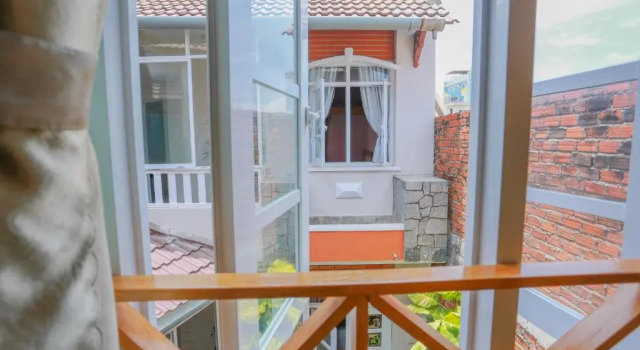 Кровать в общем номере BacHuong Home