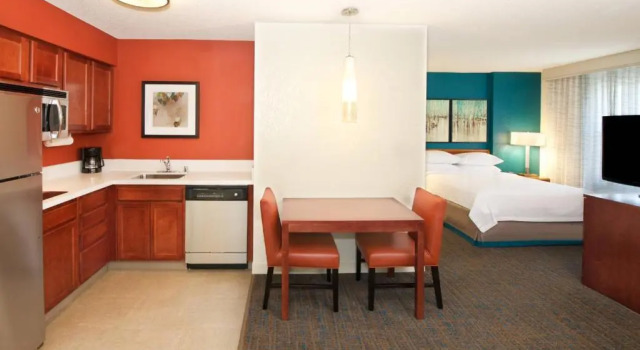 Двухместный люкс Residence Inn by Marriott Newark Silicon Valley