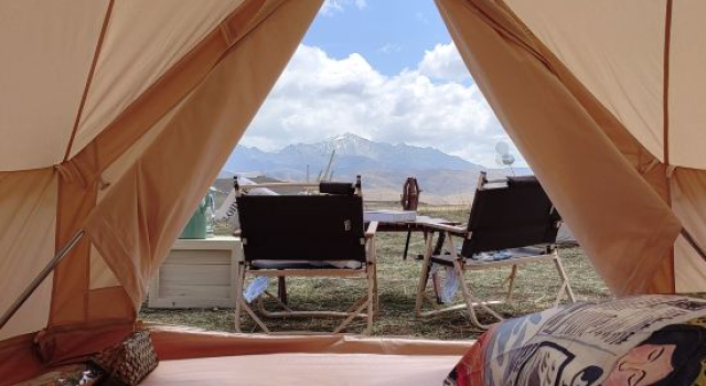 Двухместный номер Deluxe si ye yun Shang ya la campsite