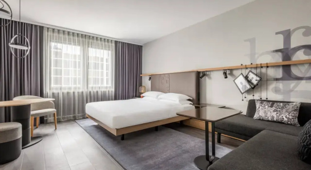 Номер Deluxe Frankfurt Airport Marriott Hotel