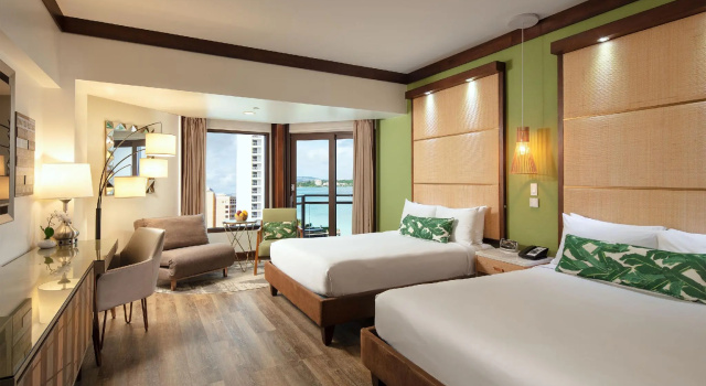 Camera quadrupla club Standard con vista sull'oceano Dusit Beach Resort Guam