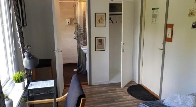 Номер Standard с видом на сад Brukshotellet Skinnsberg