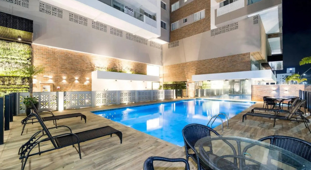 Terrazzo 401A - Apartamento 02 suítes - Acomoda até 05 pessoas - À poucos metros da praia de Bombas