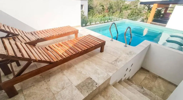 Апартаменты c 1 комнатой S 201 Eli Sunset Luxury Studio in Aldea Zama, fast WiFI