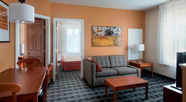 Люкс с 2 комнатами TownePlace Suites Chicago Lombard