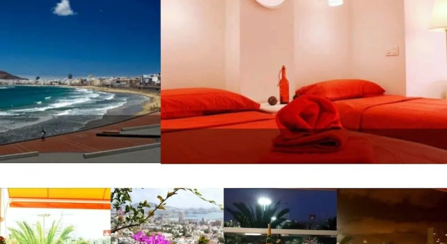 Апартаменты c 1 комнатой с балконом Santa Catalina Beach Flat by Canary365