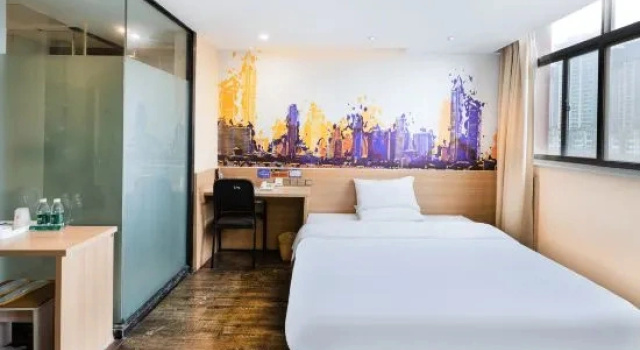 Двухместный люкс Business Yugan Fengya | Modern Citty Audio-Visual Chain Hotel (Tianhong Shopping Center)