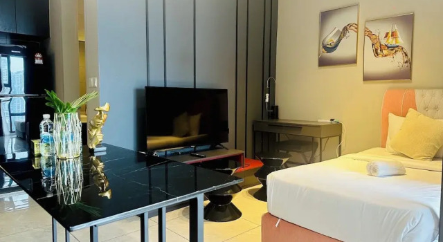 Семейный люкс с видом на город AXON Residence Kuala Lumpur