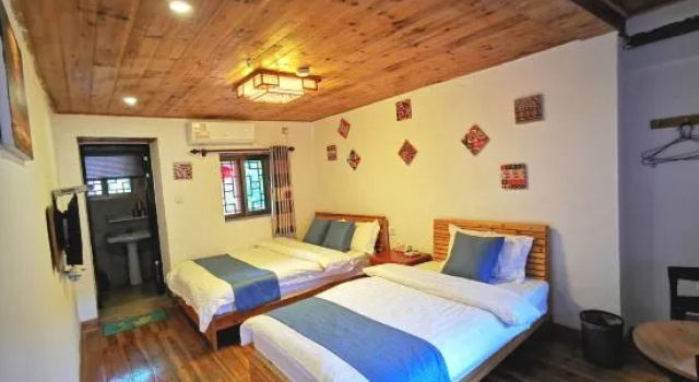 Семейный люкс с красивым видом из окна Nanjing Qingjian 1949 Bed and Breakfast (Yunshuiyao Scenic Area Branch)