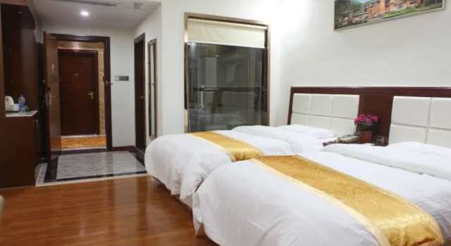 GreenTree Inn GuangDong Foshan Chancheng Yiwu Small Commodity City Business Hotel, Rezervasyon Otel Guangdong otoparklı oteller, Otopark
