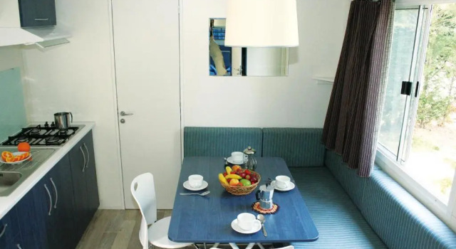 Happy Camp mobile homes in Camping Village Paestum, Buchen Sie Campingplatz Camping & Glamping in Cilento Coast, Campingplatz