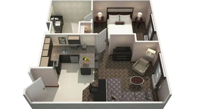 Люкс Residence Inn by Marriott Boston Needham