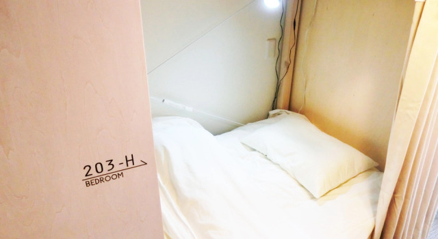 (camerata maschile) letto in camerata con vista sulla città Guesthouse TOHO
