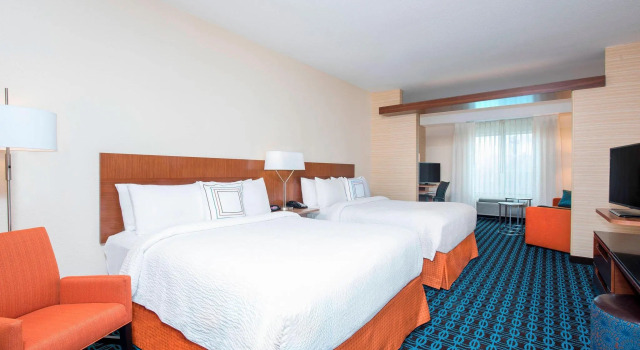 Четырёхместный номер Standard Fairfield Inn & Suites by Marriott Fredericksburg Texas