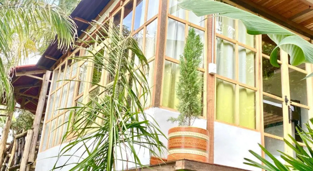 Кровать в общем номере Hostal Estrella de Agua