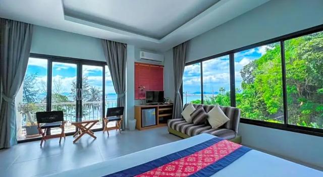 Номер Deluxe с видом на море White Sand Halal House Krabi