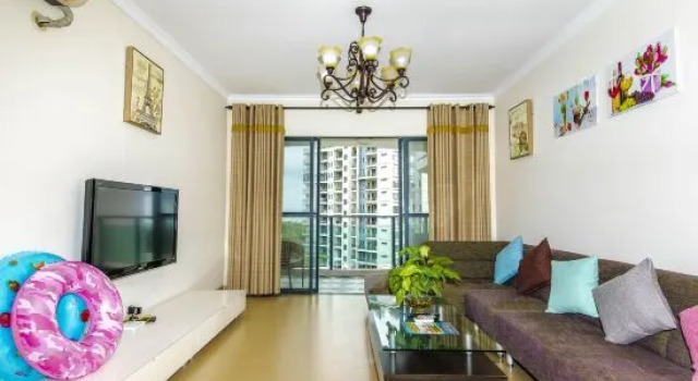 Люкс Grand Coconut Wind Island Family Vacation Apartment (Sanya Dadonghai Half Mountain Peninsula Branch)